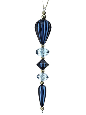 6.5" Blue Acrylic Drop Ornament