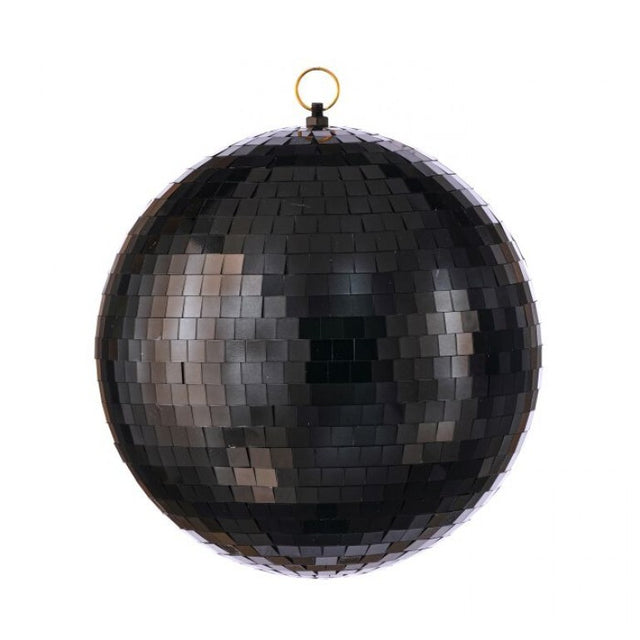 Black Disco Ball Ornament | Available in 5", 5.5", 6", and 9"