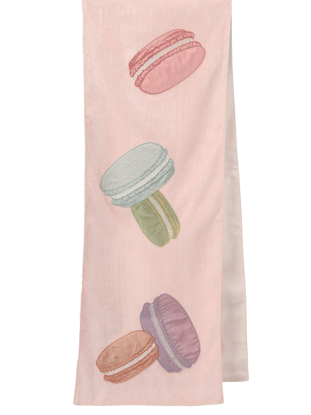 13"x72" Pastel Velvet Macaron Table Runner
