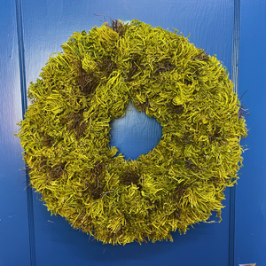 22" Moss Wreath