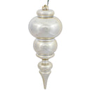 14" Shiny Finial Ornament, Champagne, Burgundy, Red, Midnight Blue, or Green
