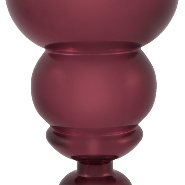 14" Shiny Finial Ornament, Champagne, Burgundy, Red, Midnight Blue, or Green