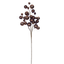 30" Ball Ornament Spray Mocha | Champagne | Red | Green