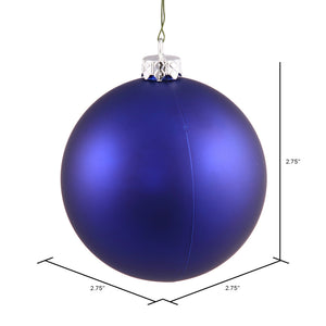 2.75" Cobalt Matte Ball Ornament