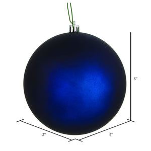 3" Midnight Blue Matte Ball