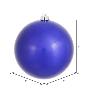 4" Cobalt Candy Ball Ornament