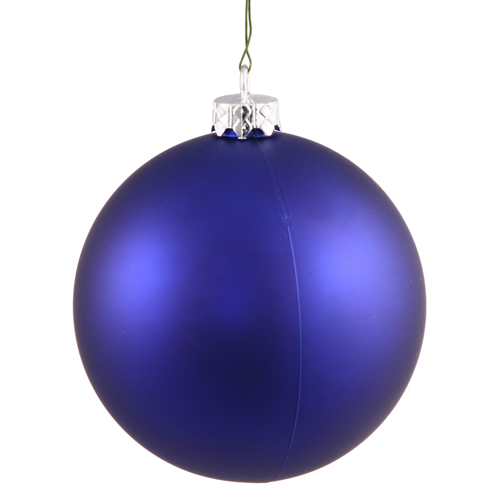 6" Cobalt Matte Ball Ornament
