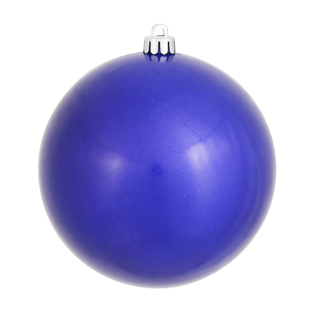 4" Cobalt Candy Ball Ornament