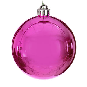 4" | 6" | 8" | 10" Hot Pink Shiny Seamless UV Ornament