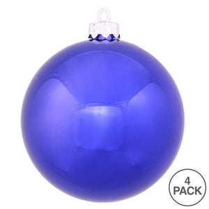 6" Cobalt Shiny Ball Ornament
