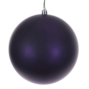 4" | 6" | 10" Plum Matte Seamless UV Ornament