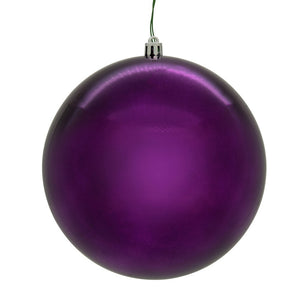 4" | 6" | 10" Plum Shiny Seamless UV Ornament