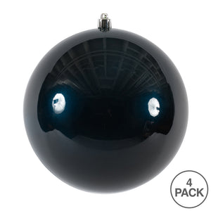 6" Midnight Blue Candy Ball Ornament