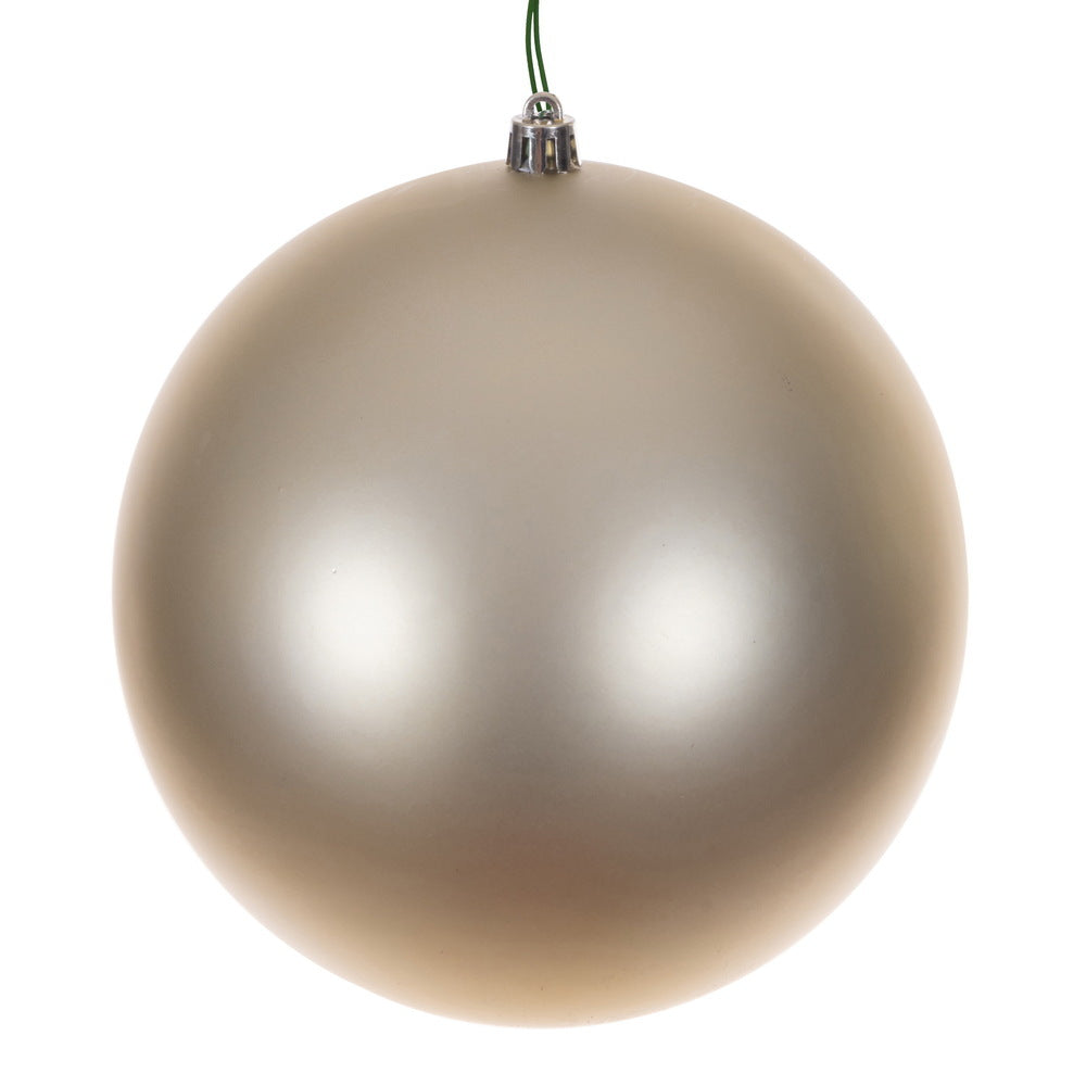 4" | 6" | 10" Champagne Matte Seamless UV Ornament