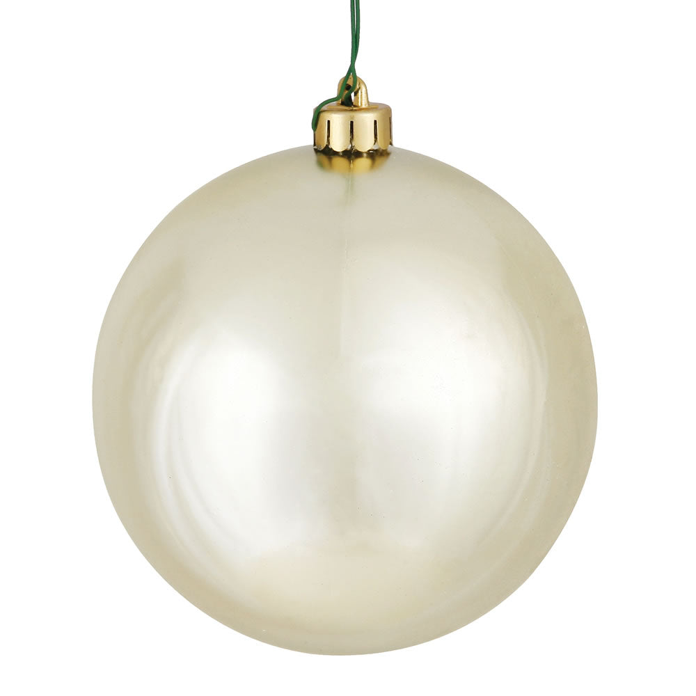 8" Shiny Ball Christmas Ornament UV