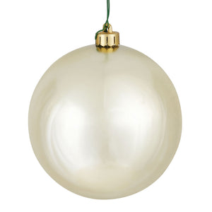 8" Shiny Ball Christmas Ornament UV