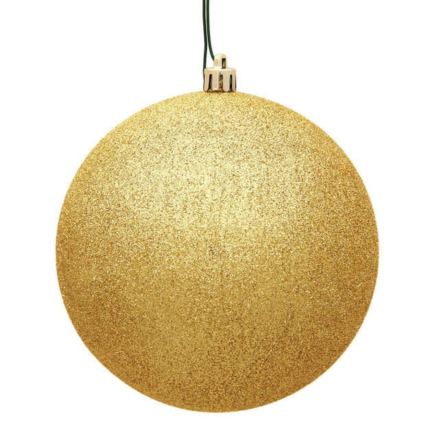 3" Glitter Ball Christmas Ornament, 12/Bag