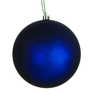 12" Midnight Blue Matte Ball Ornament