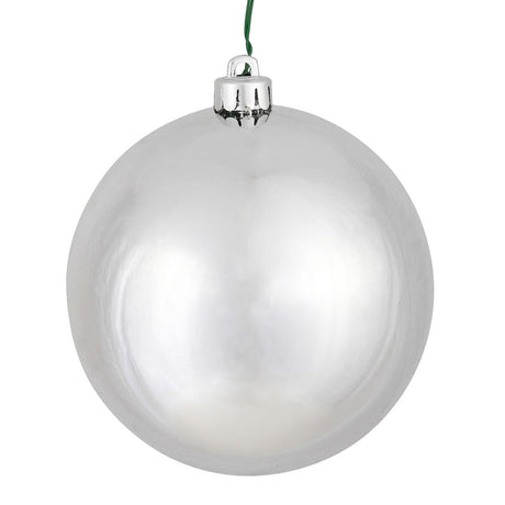 12 inch Silver Shiny Bauble