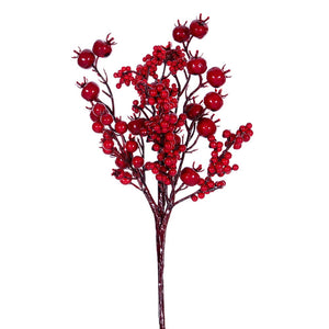 14" Red Deluxe Mixed Berry Pick-Crabapple