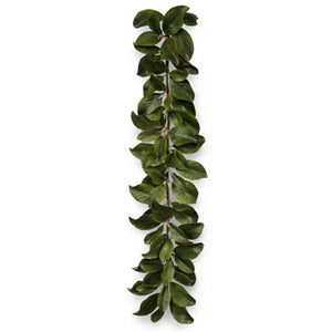 5' Green Magnolia Leaf Luxury Garland