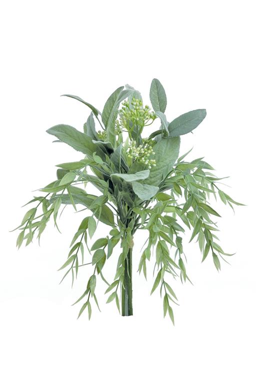 18" Lamb’s Ear & Mixed Foliage Bundle