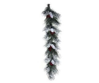 Frosted Pine/Cone/Fresh Berry Christmas Decor