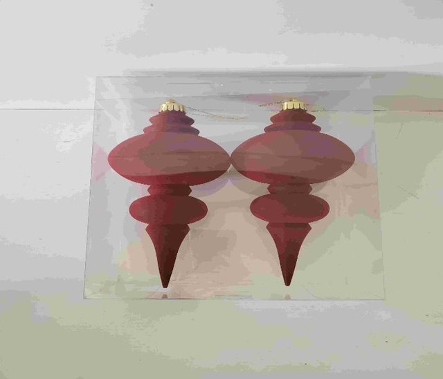 10" Frosted Finial | 2 Per Box