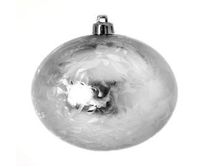 Frosted Ball Christmas Ornament