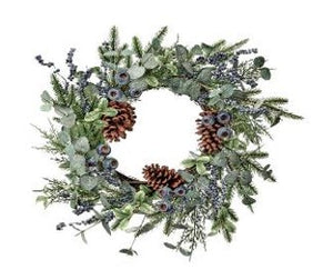 Blueberry/Pod Eucalyptus Cedar and Pine Decor