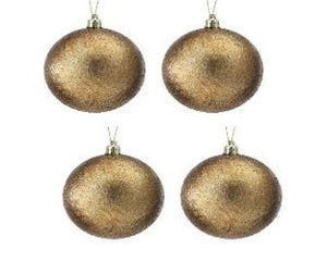 Antique Gold Painted Speckled Ball