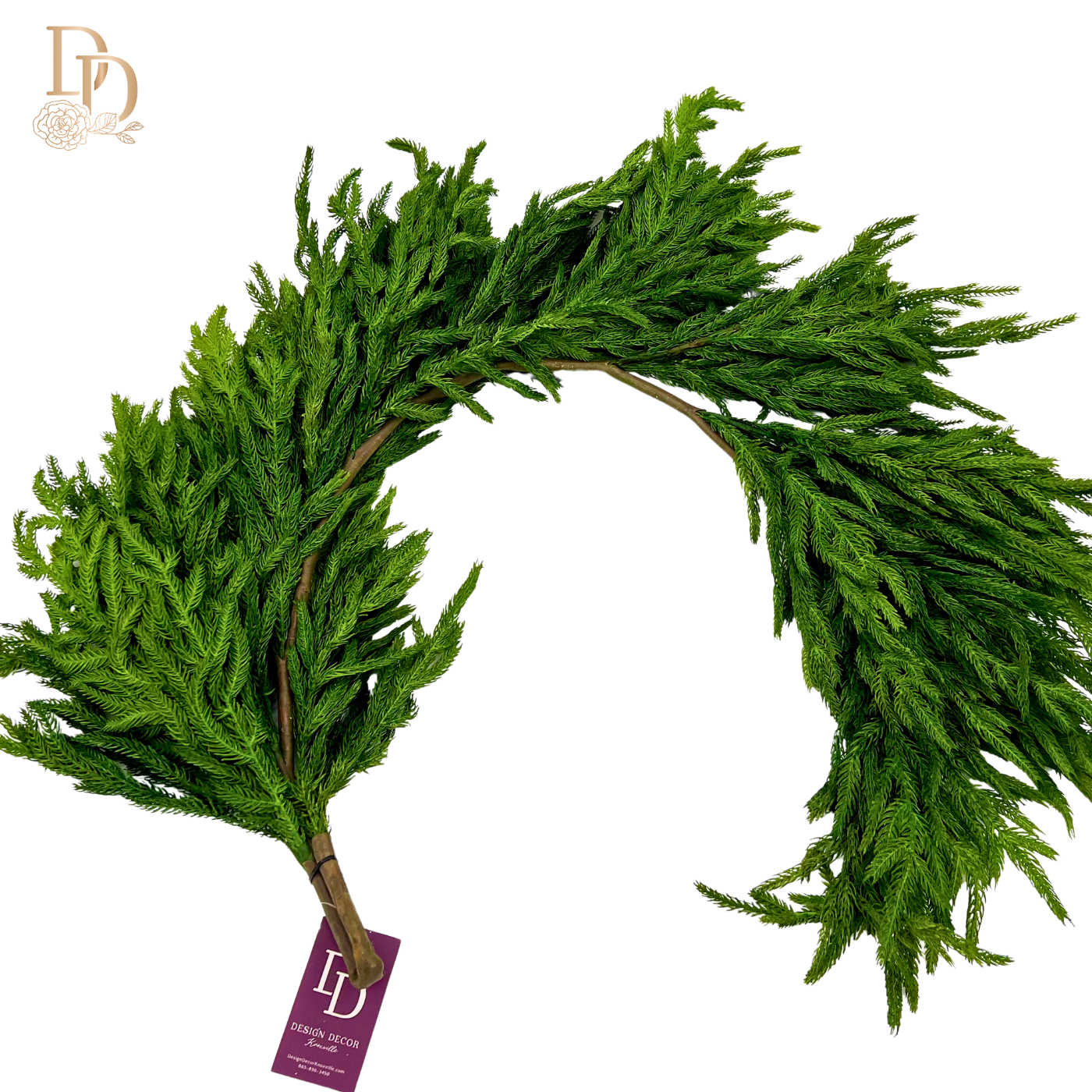 48" Delux Natural Touch Norfolk Pine Garland