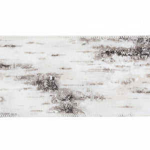 2.5" x 10 Yd Birch Print Wired Edge Christmas Ribbon
