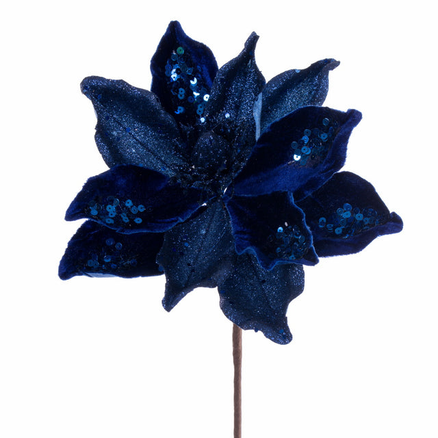 15" Deluxe Magnolia Stem - Burgundy | Red | Champagne | Pewter | Midnight Green | Midnight Blue