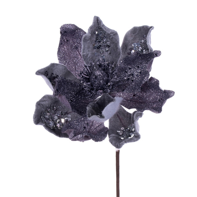 15" Deluxe Magnolia Stem - Burgundy | Red | Champagne | Pewter | Midnight Green | Midnight Blue