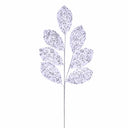 27" Glitter Leaf Christmas Spray | Red | Midnight Blue | Champagne | Cerise | White