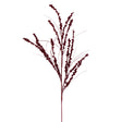 Berry Twig Glitter Spray, Red, Burgundy, Lime, Mocha, Pewter, additional view
