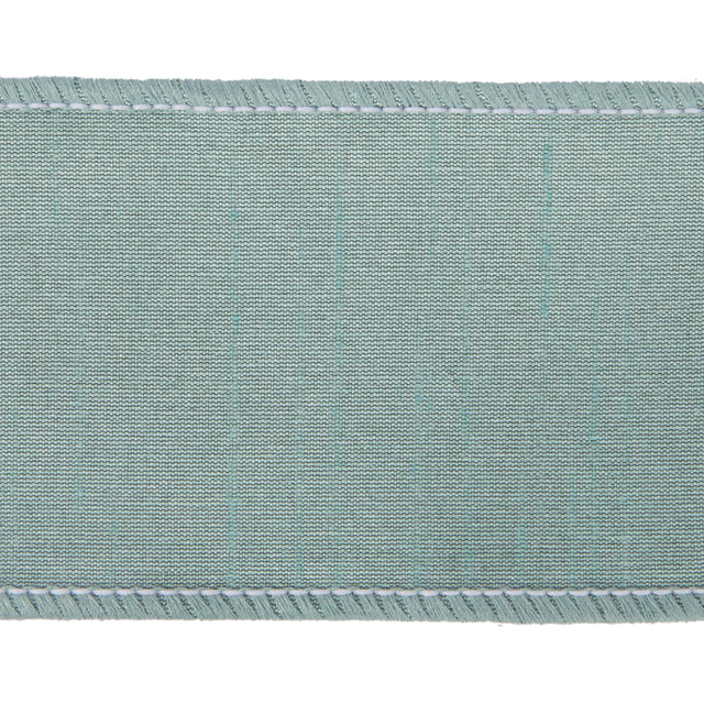 2.5" Aqua Dupion Double Fused Ribbon | 10 Yards