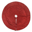 Colorway Christmas Tree Skirt, Green or Burgundy, additional view