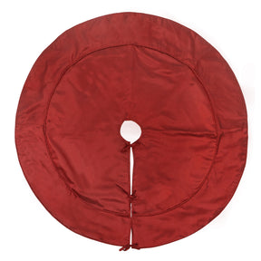 Colorway Christmas Tree Skirt, Green or Burgundy, additional view