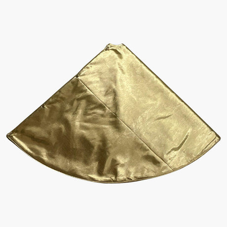 Gold Metallic Christmas Tree Skirt, additional view