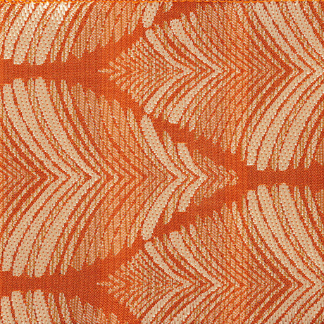 Champagne White Feather or Burnish Orange Champagne Leaf Wired, additional view