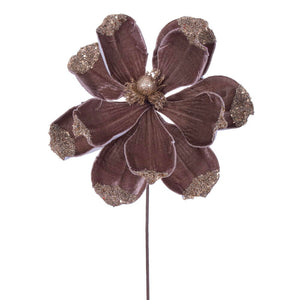 21.5" Velvet Magnolia | Red or Mocha
