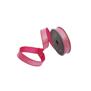 1"X10YD Hot Pink Sugar Frost Ribbon