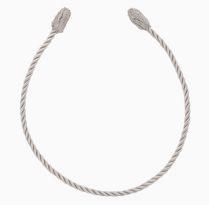 Silver Decorative Twist Ties 6 Pack