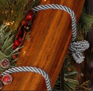 Silver Decorative Twist Ties 6 Pack