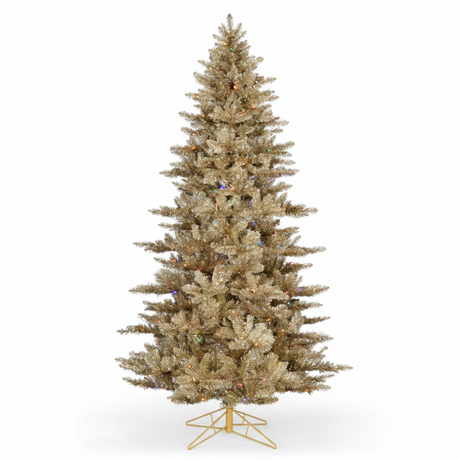 7.5 foot Champagne Dual LED Christmas Tree