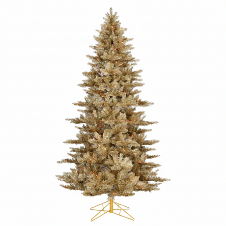 6 foot Champagne Dual LED Christmas Tree