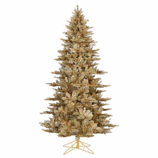 6' Champagne Dual LED Christmas Tree