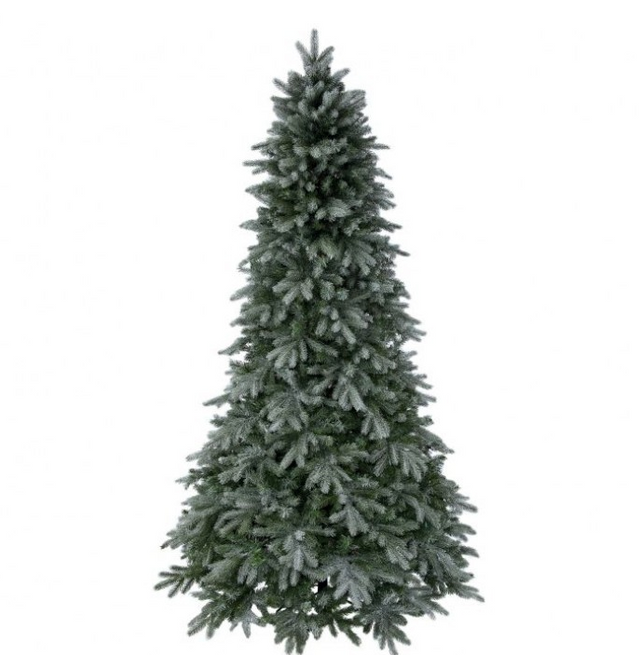 9' Frosted Colonial Spruce Tree LED Lights